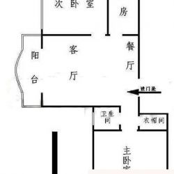 中福城二期户型图户型图 2室1厅1.