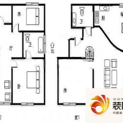 上海中福城二期中福城二期户型图户型图 2室1厅1.