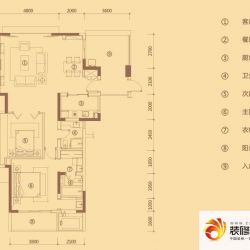 万科棠樾户型图