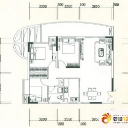 御庭苑户型图3栋花语闲庭03户型  ...