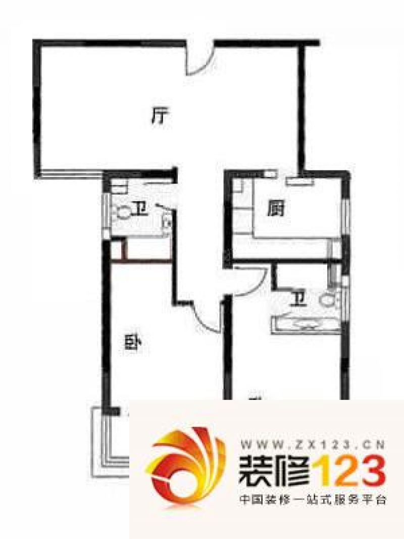 上海 宏泰公寓 户型图
