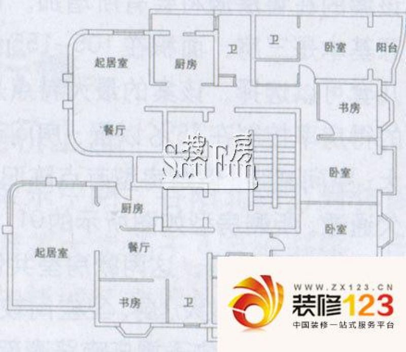 上海 太阳都市花园 户型图.