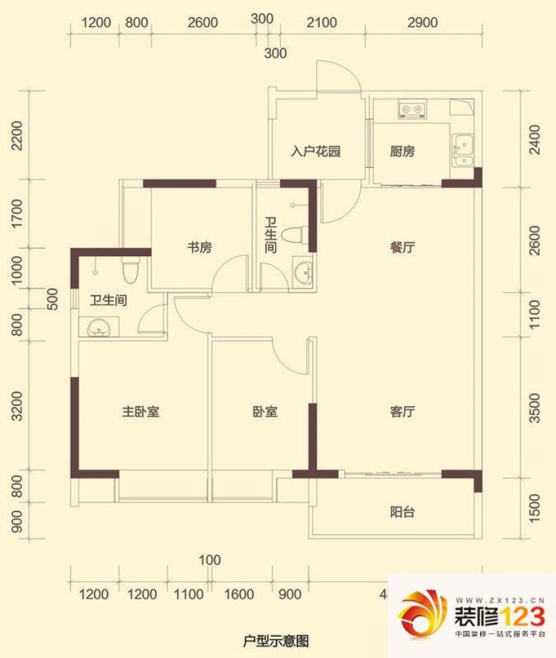 金海怡景花园户型图3-4栋01、02 ...