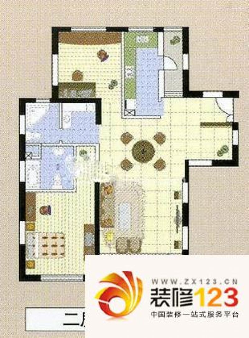上海 百花公寓 户型图