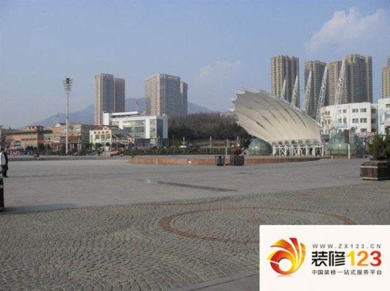 大连五彩城五彩城外景图 图片大全-我的小区-大连装修123网