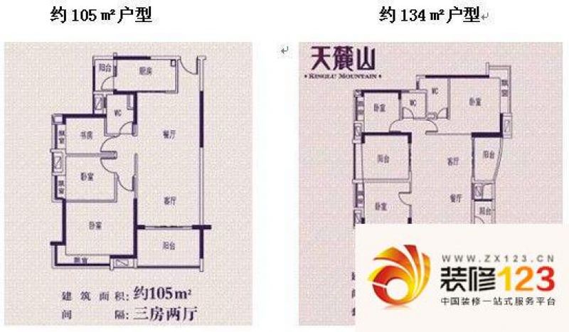 碧桂园天麓山:户型图