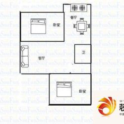 太化新光第一小区 2室 户型图 ...