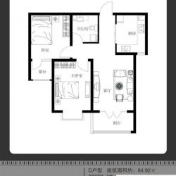 富嘉园户型图一期D户型 2室1厅1 ...