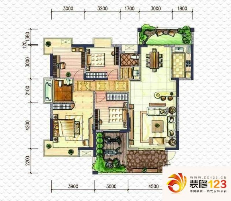 星城荣域二期a3户型户型图.