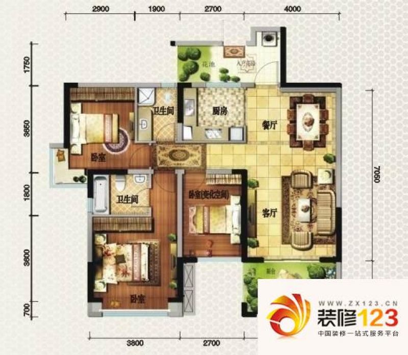 润扬西区地标d户型图