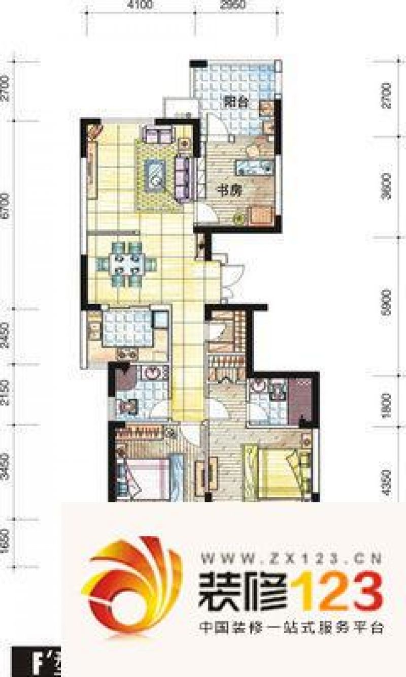河畔花园户型图3室 户型图 3室2 .