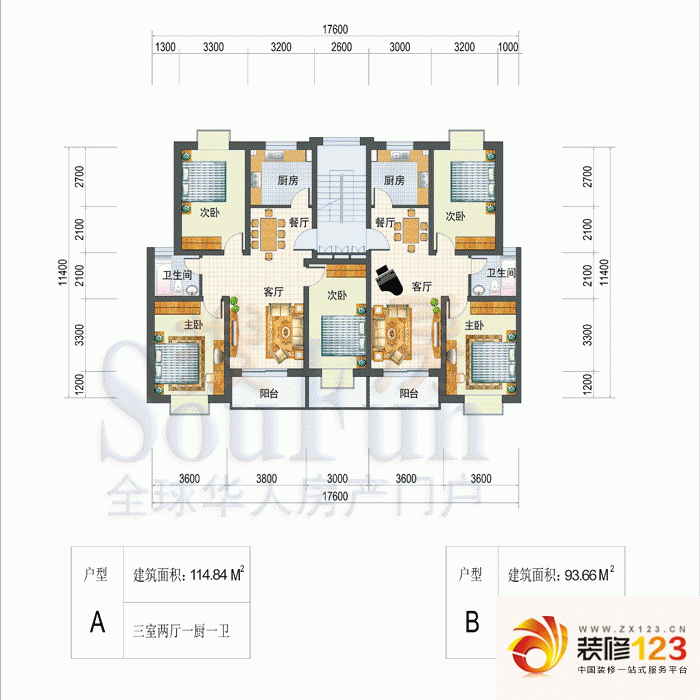 潇河湾三期户型图