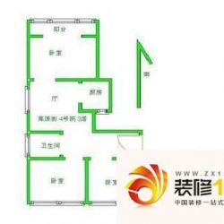 高原街户型图户型图 3室1厅1卫1 ...