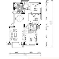 长城都市阳光户型图