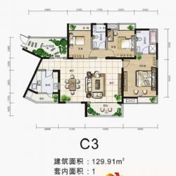 光谷新世界C3户型图