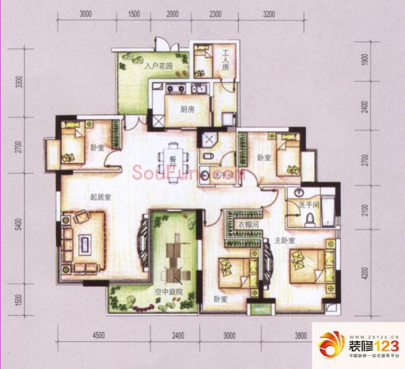 华菱香墅美地a2户型图