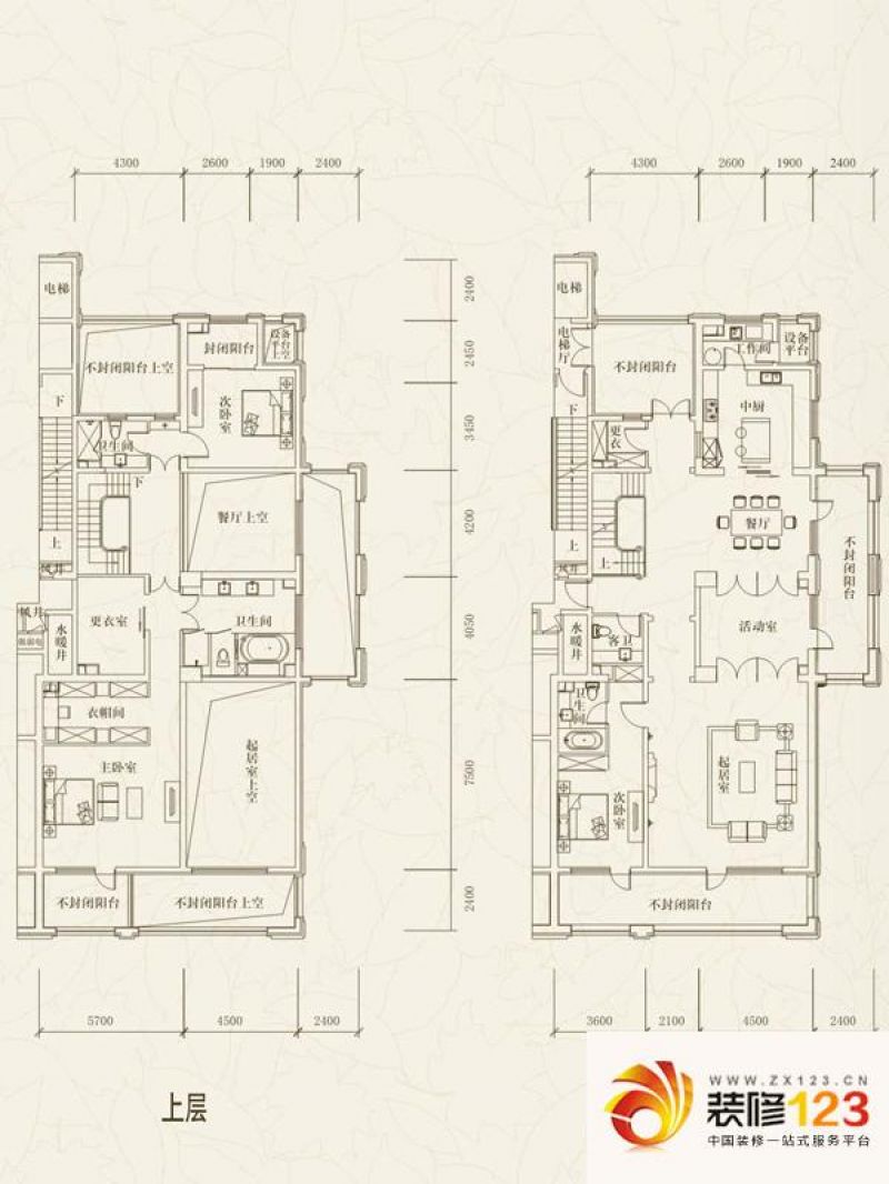 沈阳万科柏翠园万科柏翠园户型图g户型 3室2厅4 .