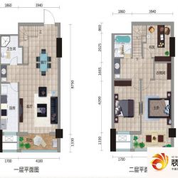 圣爱米伦二期拉德芳斯户型图B8户 ...