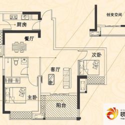 佳兆业金域天下户型图B3户型 3室 ...