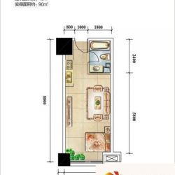 师大现代花园户型图