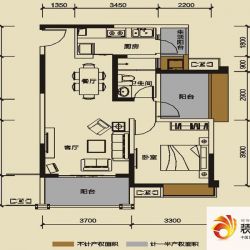 保利城C2户型户型图