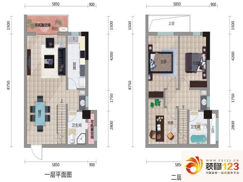 圣爱米伦二期拉德芳斯户型图B7户 ...