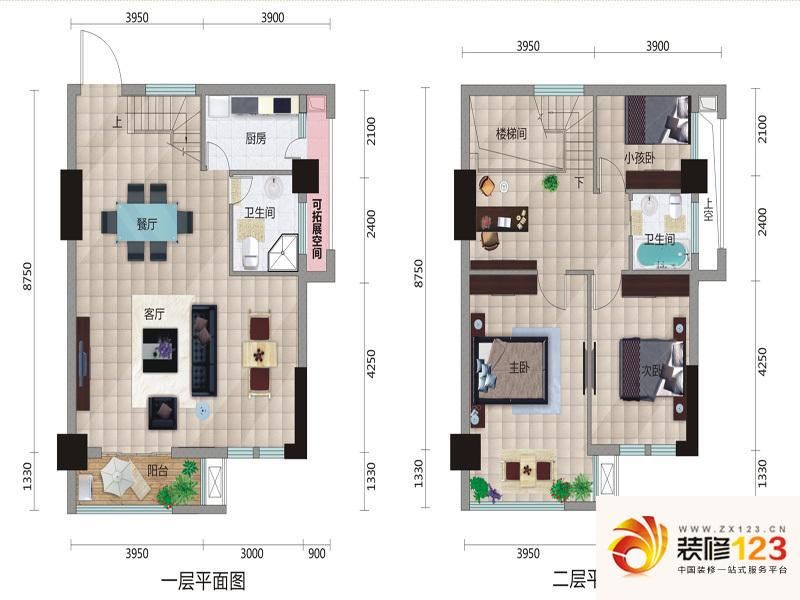 圣爱米伦二期拉德芳斯户型图B1户 ...