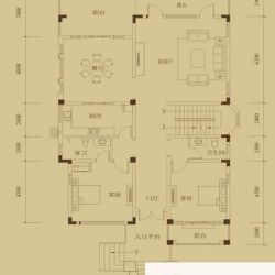 保利拉斐庄园户型图