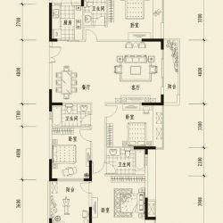 金地格林上院户型图