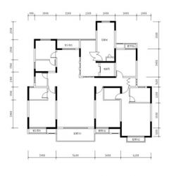 中国铁建梧桐苑户型图户型图 4室 .