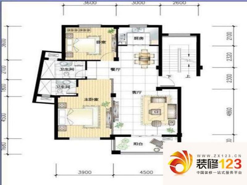 仙居华庭户型图户型图 2室 2室2.