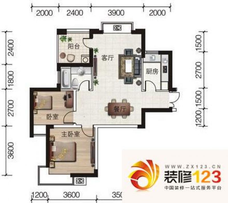 紫菘逸景华庭户型图一期a-1a户型.