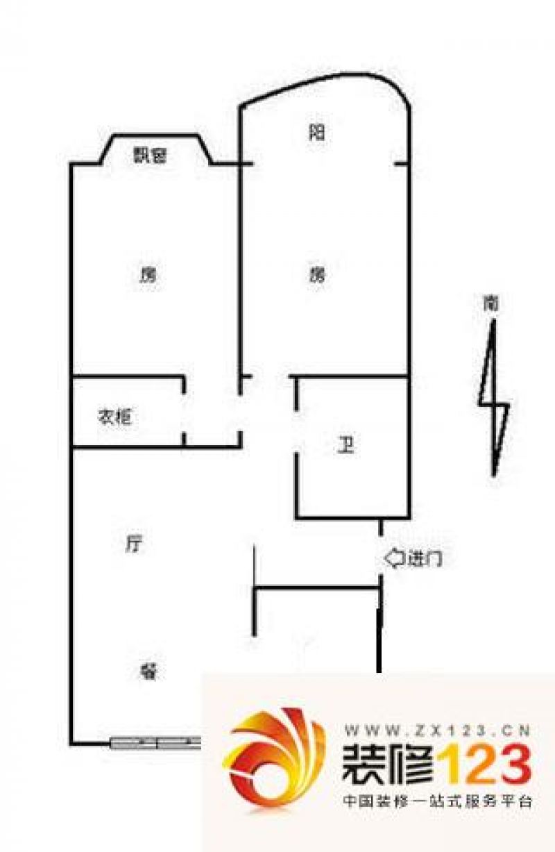 新丰苑户型图2室 户型图 2室2厅1.