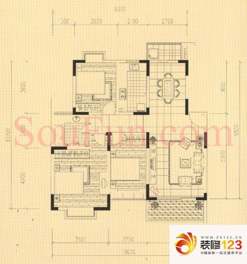 香樟园户型图户型图 2室 3室2厅 .