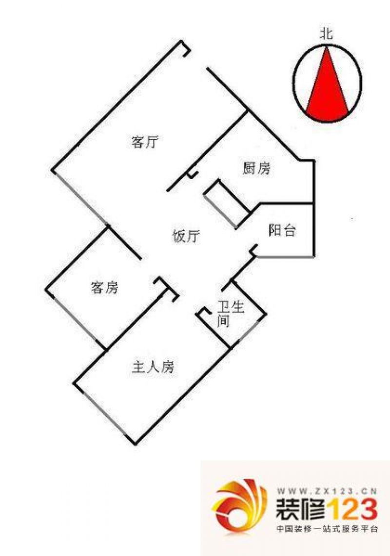 名雅苑户型图2室2厅户型图 2室2 .