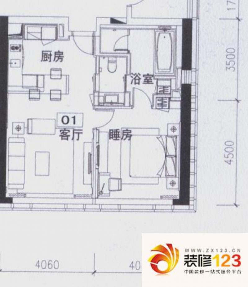 领峰户型图c座21-26,28-40层01.