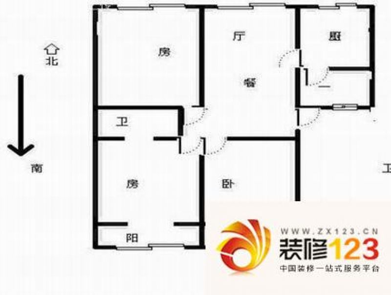 杭州凤凰城凤凰城户型图2室 户型图 2室1厅1.