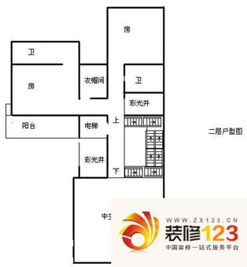 东莞松山湖万科虹溪诺雅松山湖万科虹溪诺雅 5室 户型图.