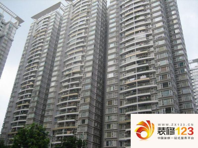 华景新城陶然庭苑外景图 .