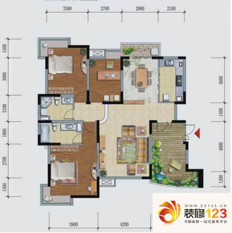 和信水沐天城3d户型户型图.