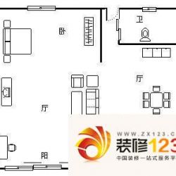 上海 康定大楼 户型图