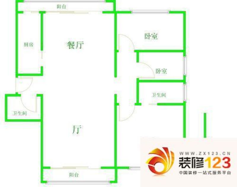 静安丽舍户型图户型图 3室2厅2卫 ...