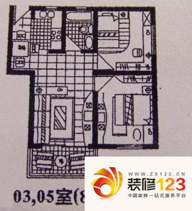上海 益民公寓 户型图