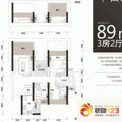 深圳诺德国际诺德国际居住区c户型户型图.