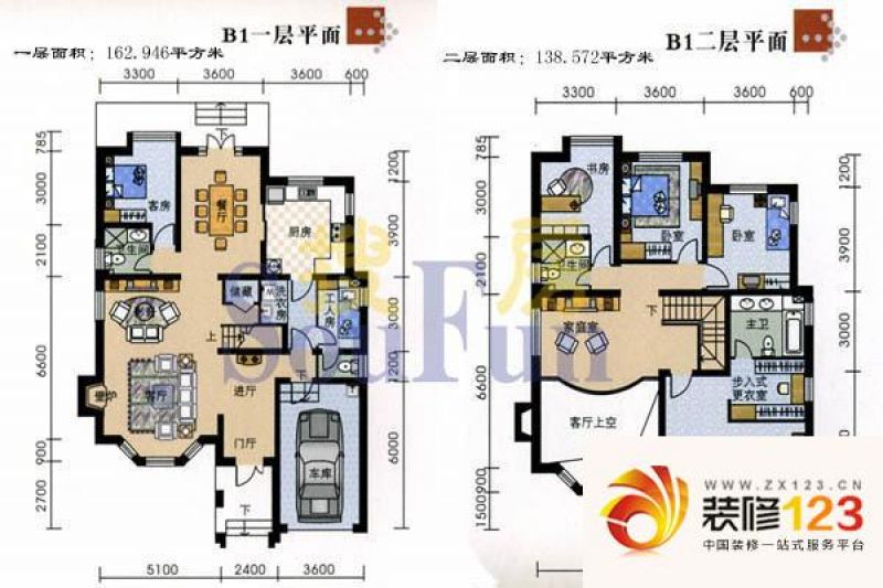 沈阳玫瑰园别墅玫瑰园别墅户型图5室3厅3卫 图片大全 我的小区 沈阳