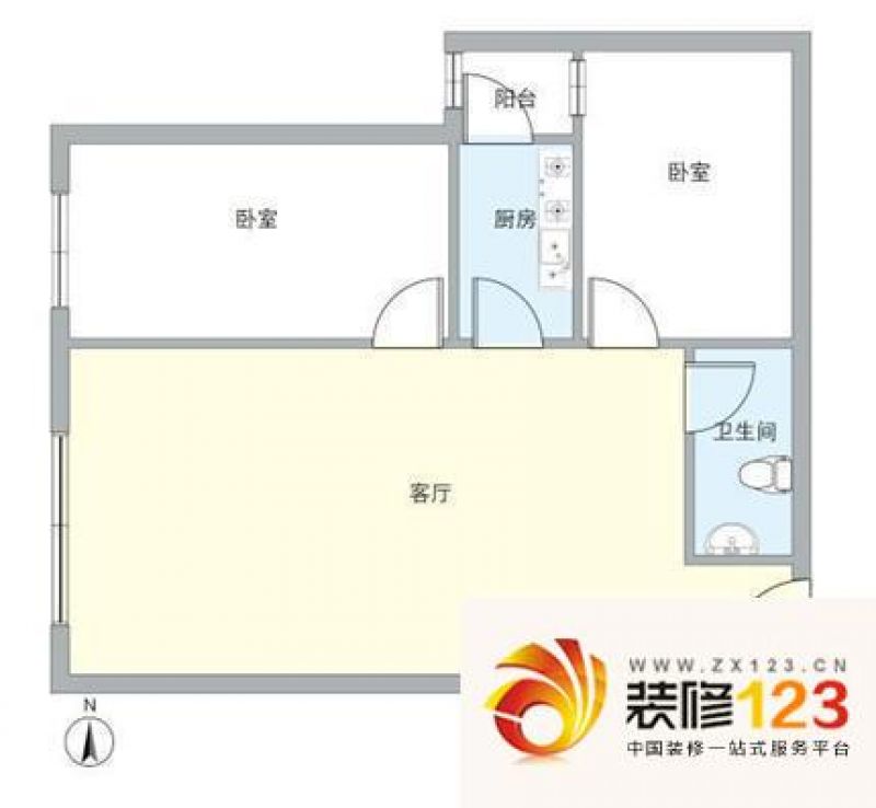 西豪逸景 0室 户型图