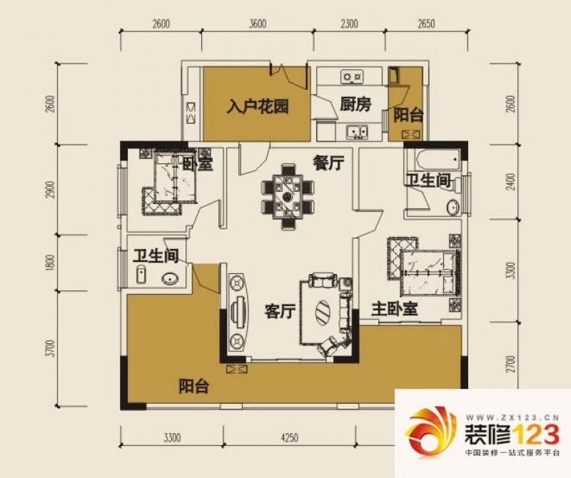 壹江城c调d5号楼七号房户型图.