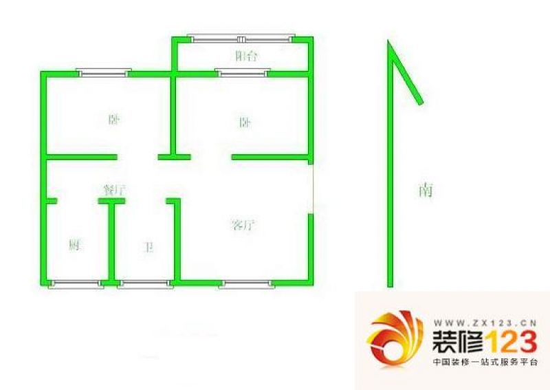 武汉二建小区 户型图