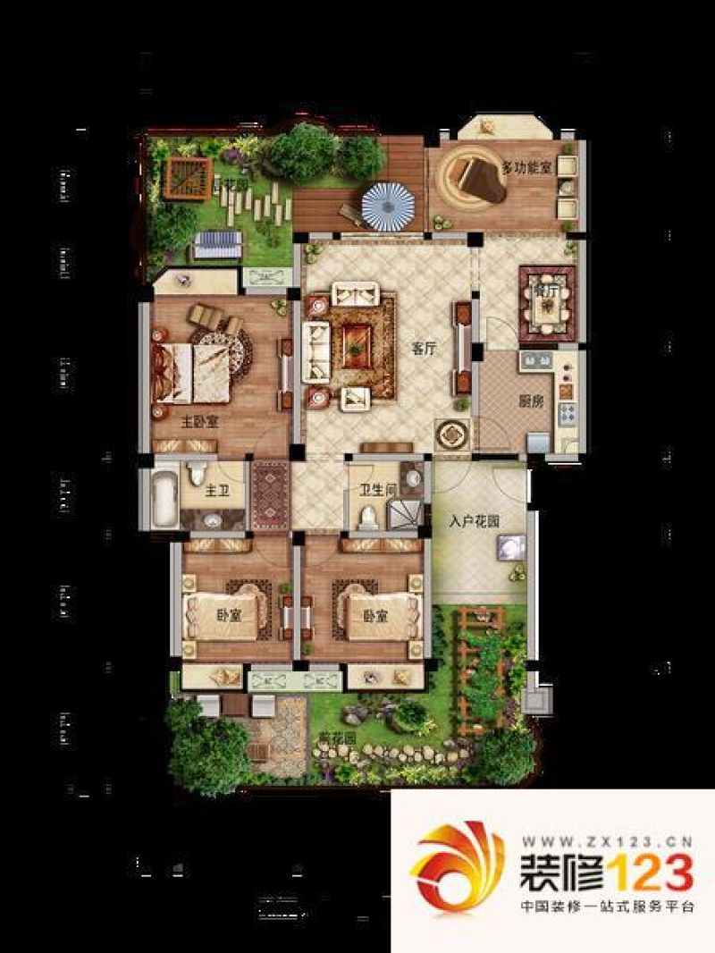 伊顿小镇x6n-1户型图