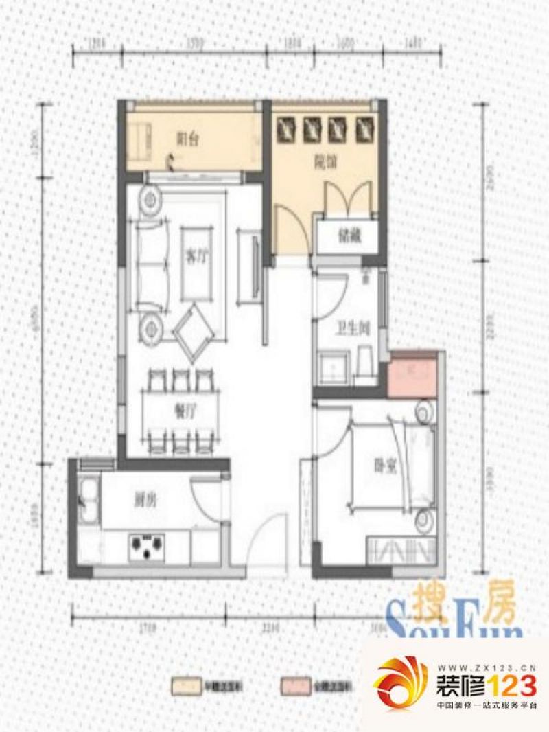 珠江国际户型图三期b5栋3号房标 .